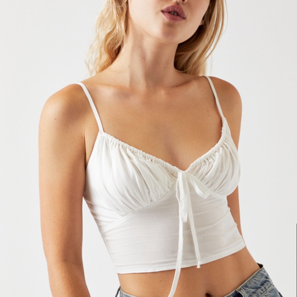 Kendall & Kylie Tie Front Cami Tank